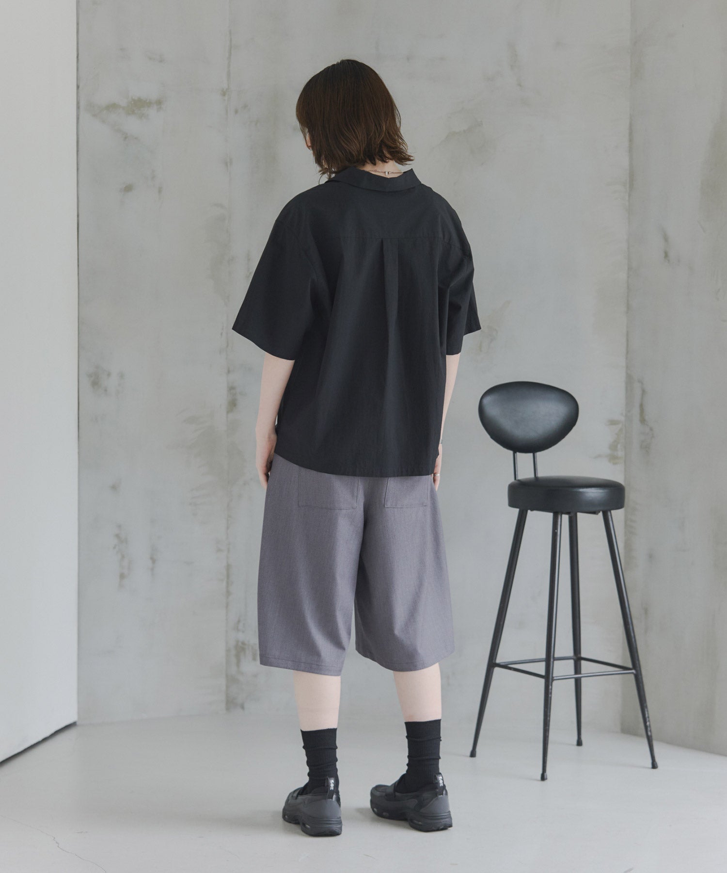 Confirm（コンファーム）Short-Length Open-Collar Shirt / ショート丈