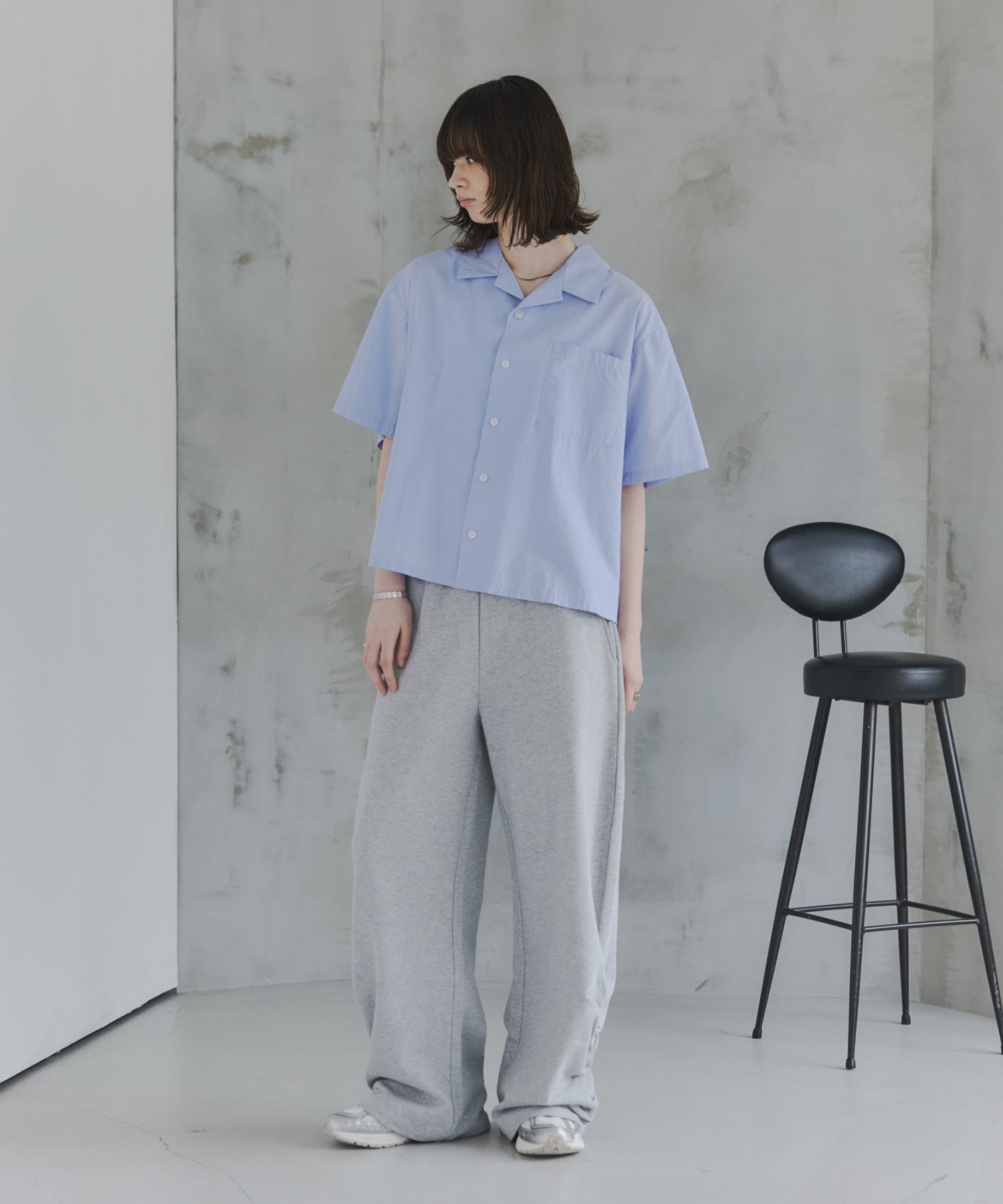 Confirm（コンファーム）Short-Length Open-Collar Shirt / ショート丈