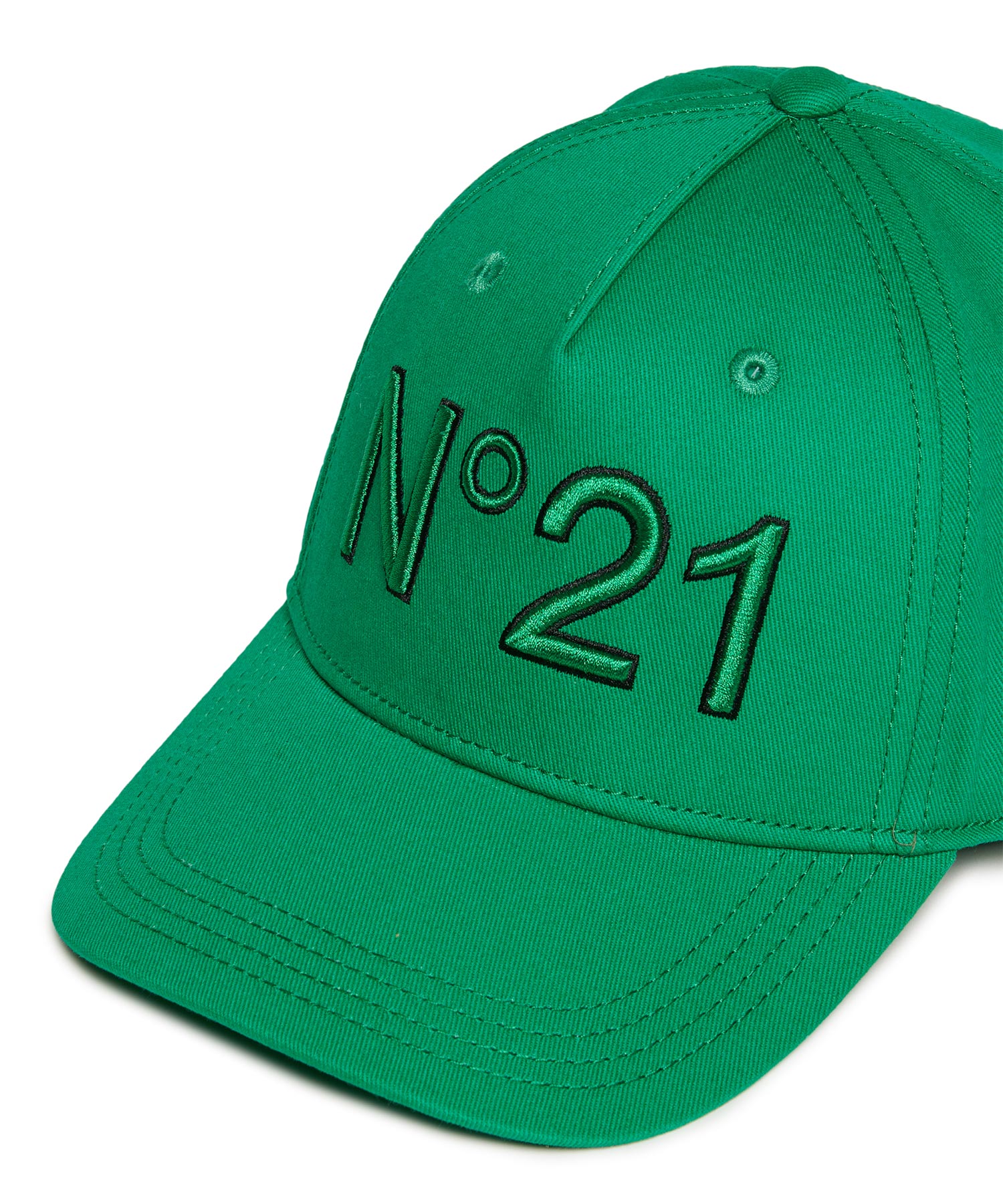 N°21(ヌメロ ヴェントゥーノ)Kids & Junior ロゴベースボールキャップ