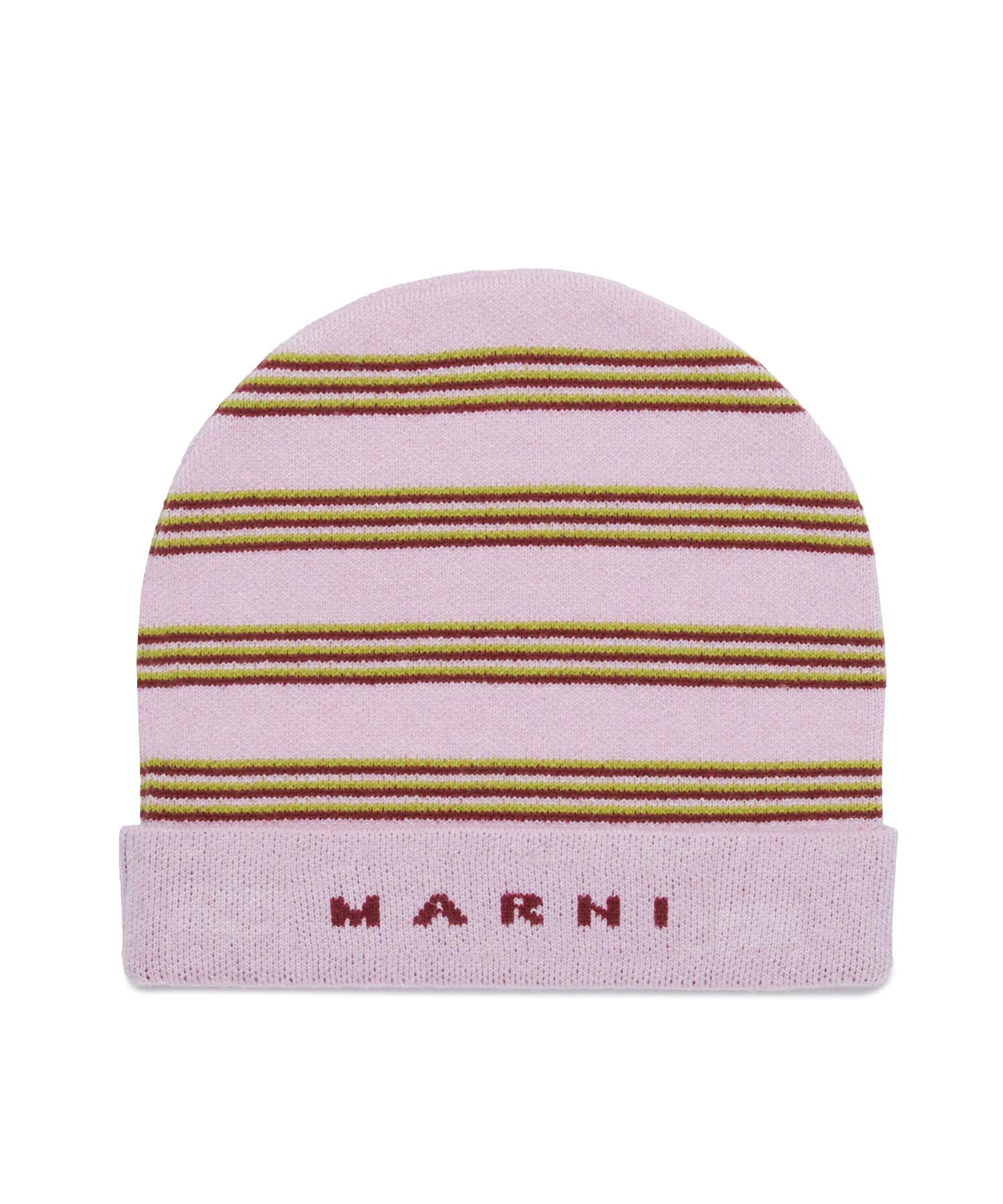 MARNI(マルニ)Kids & Junior ボーダー ロゴニットキャップ | SHIFFON