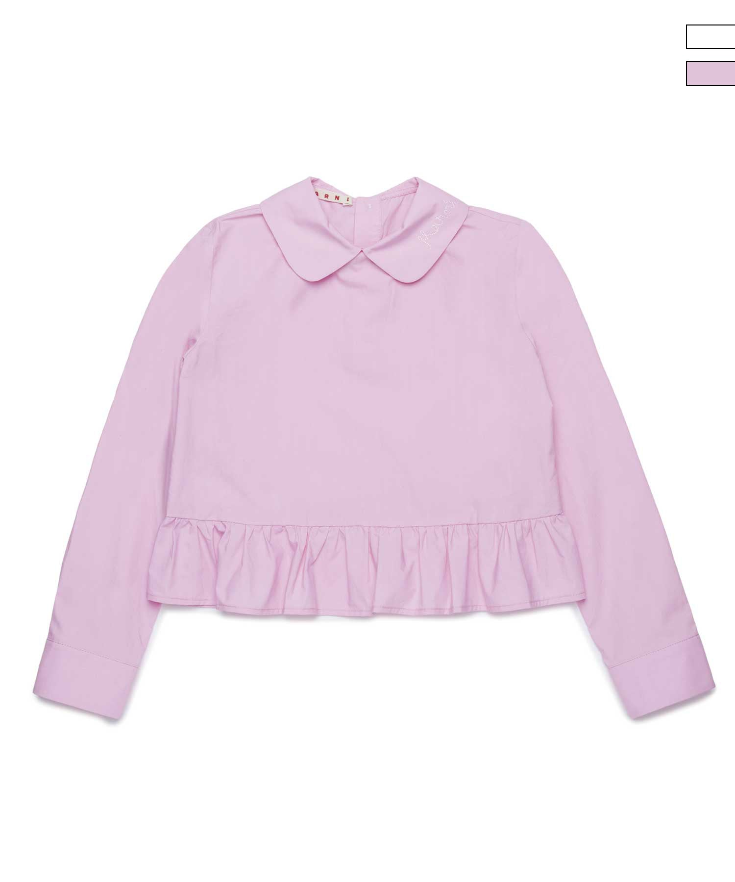 MARNI(マルニ)Kids & Junior ワンポイントブランドロゴ長袖ペプラム