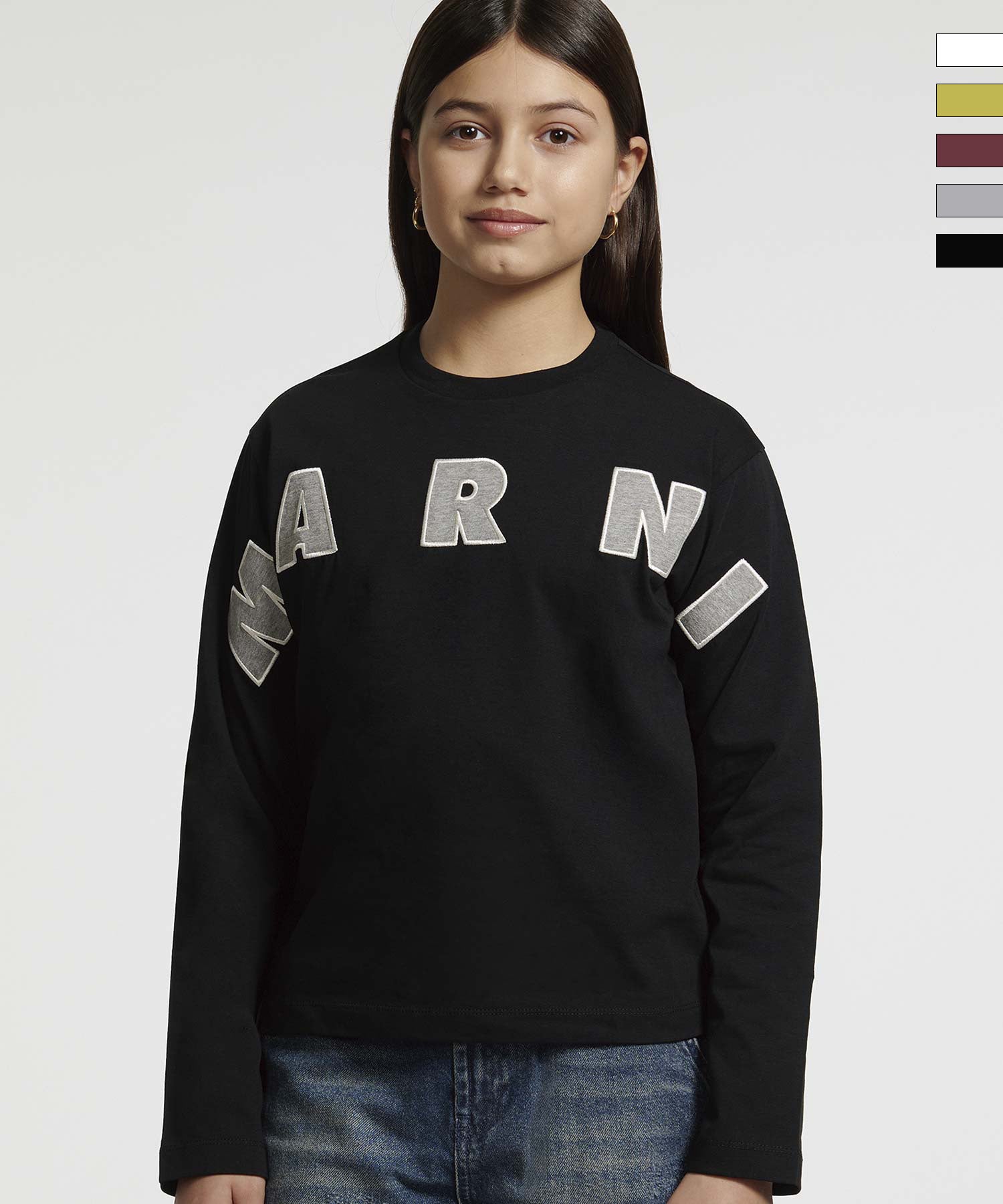 MARNI(マルニ)Kids & Junior ロゴ長袖Tシャツカットソー | SHIFFON公式