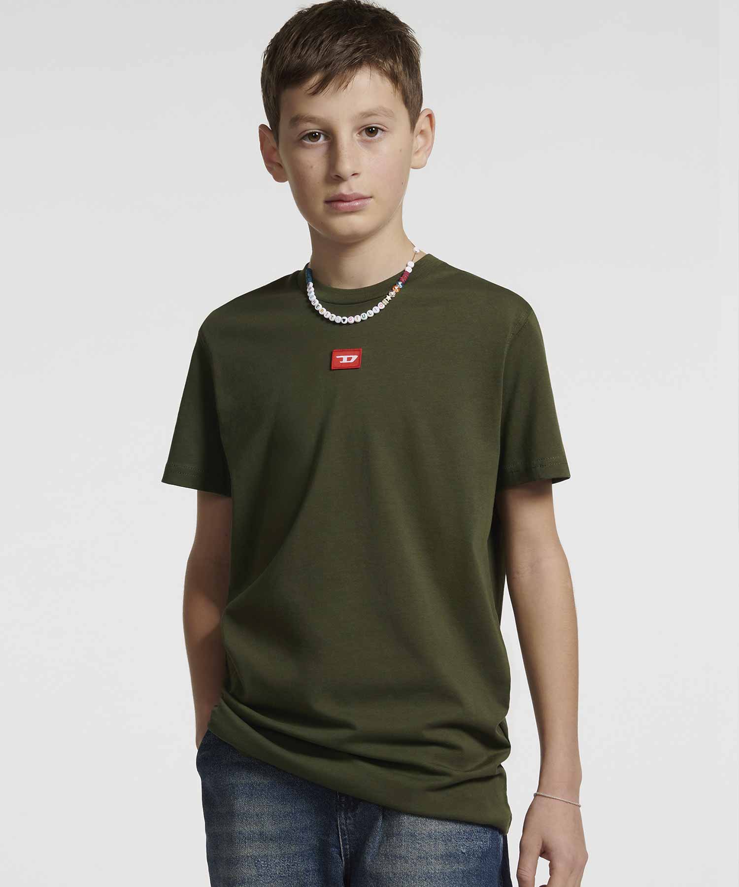 DIESEL(ディーゼル)Kids & Junior ワンポイントブランドロゴ半袖T