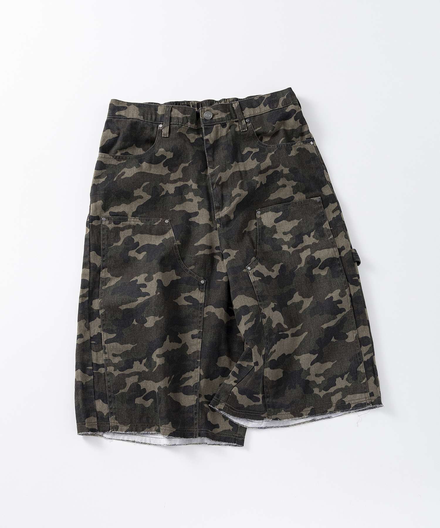 2WAYダブルウエストカーブハーフパンツ ILL'S(イルズ)DOUBLE KNEE CURVE SHORTS / ダブルニーカーブショーツ