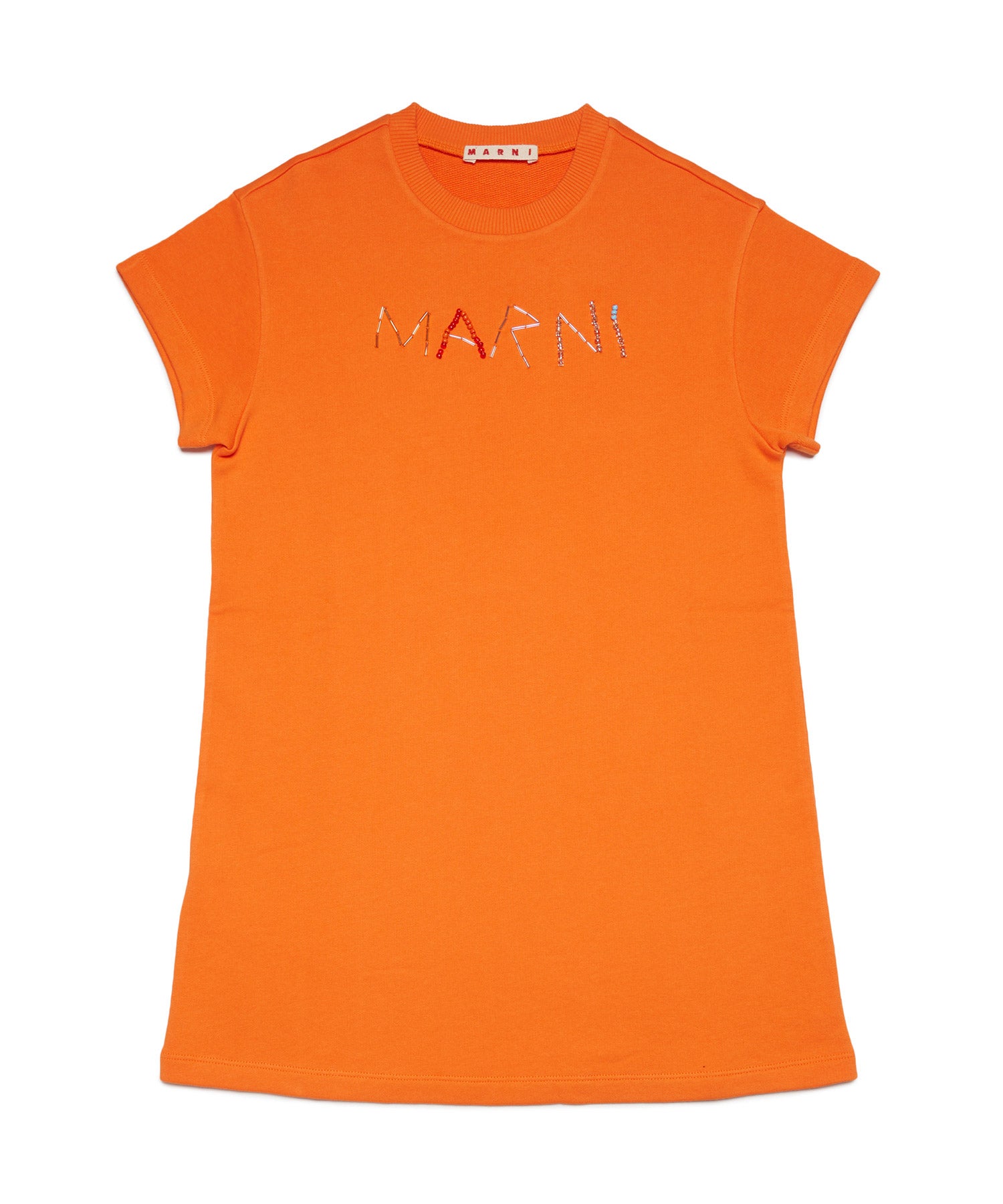 MARNI(マルニ)Kids & Junior ブランドロゴ半袖ワンピース | SHIFFON