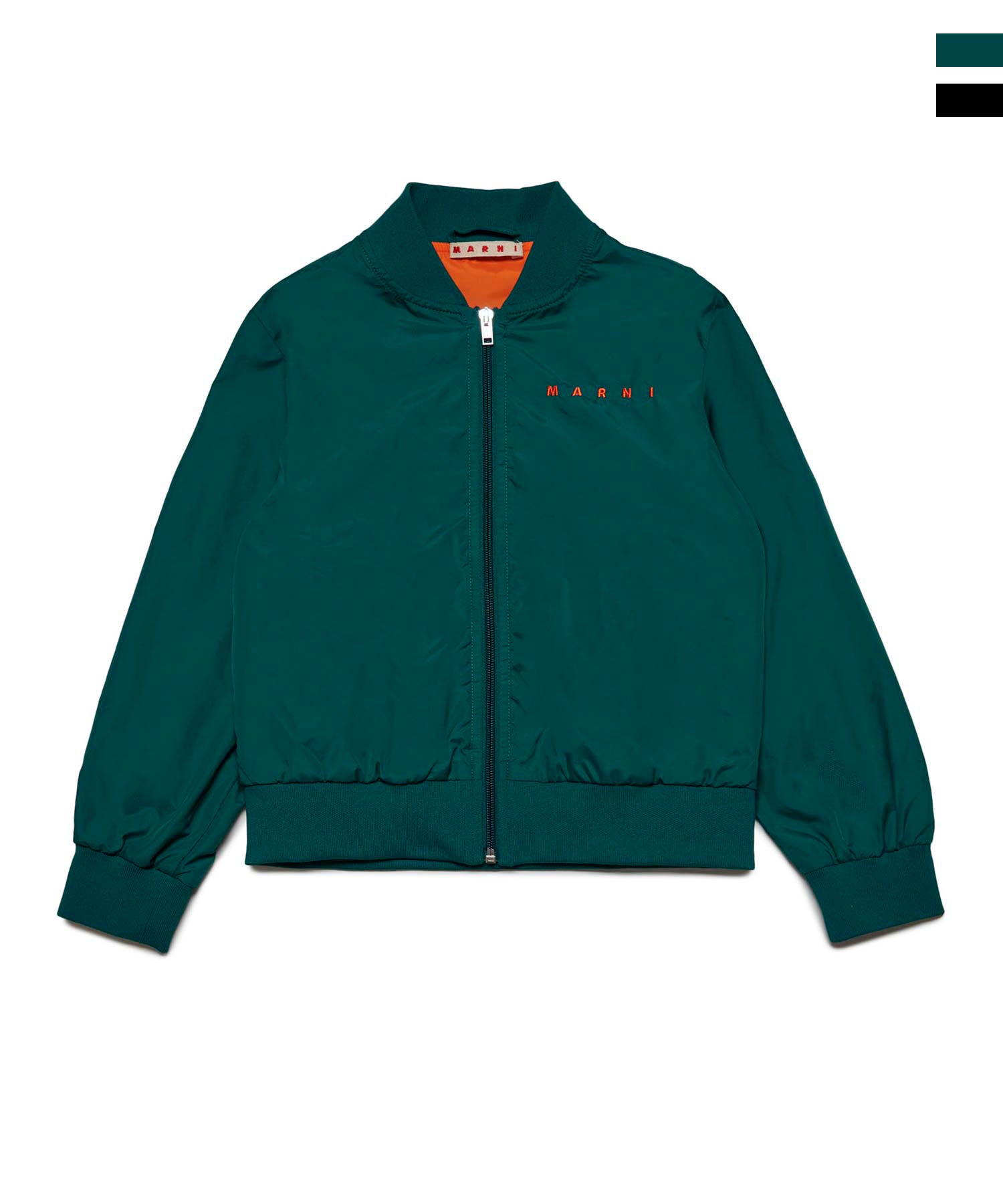 新品❗️MARNI マルニ　ロゴ入り　ジャッケット／ブルゾン MARNI(マルニ)Kids & Junior ワンポイントブランドロゴジップアップ