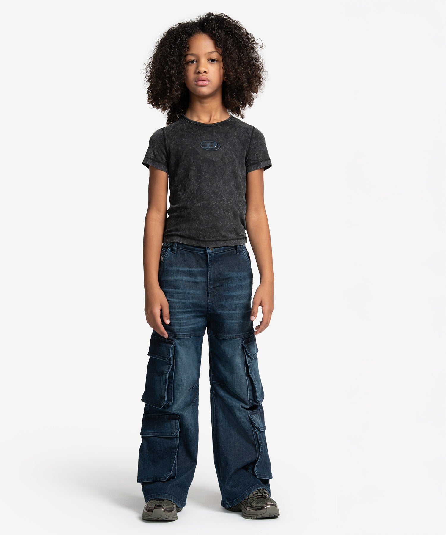 DIESEL(ディーゼル)Kids & Junior ポケットワイドデニムパンツ