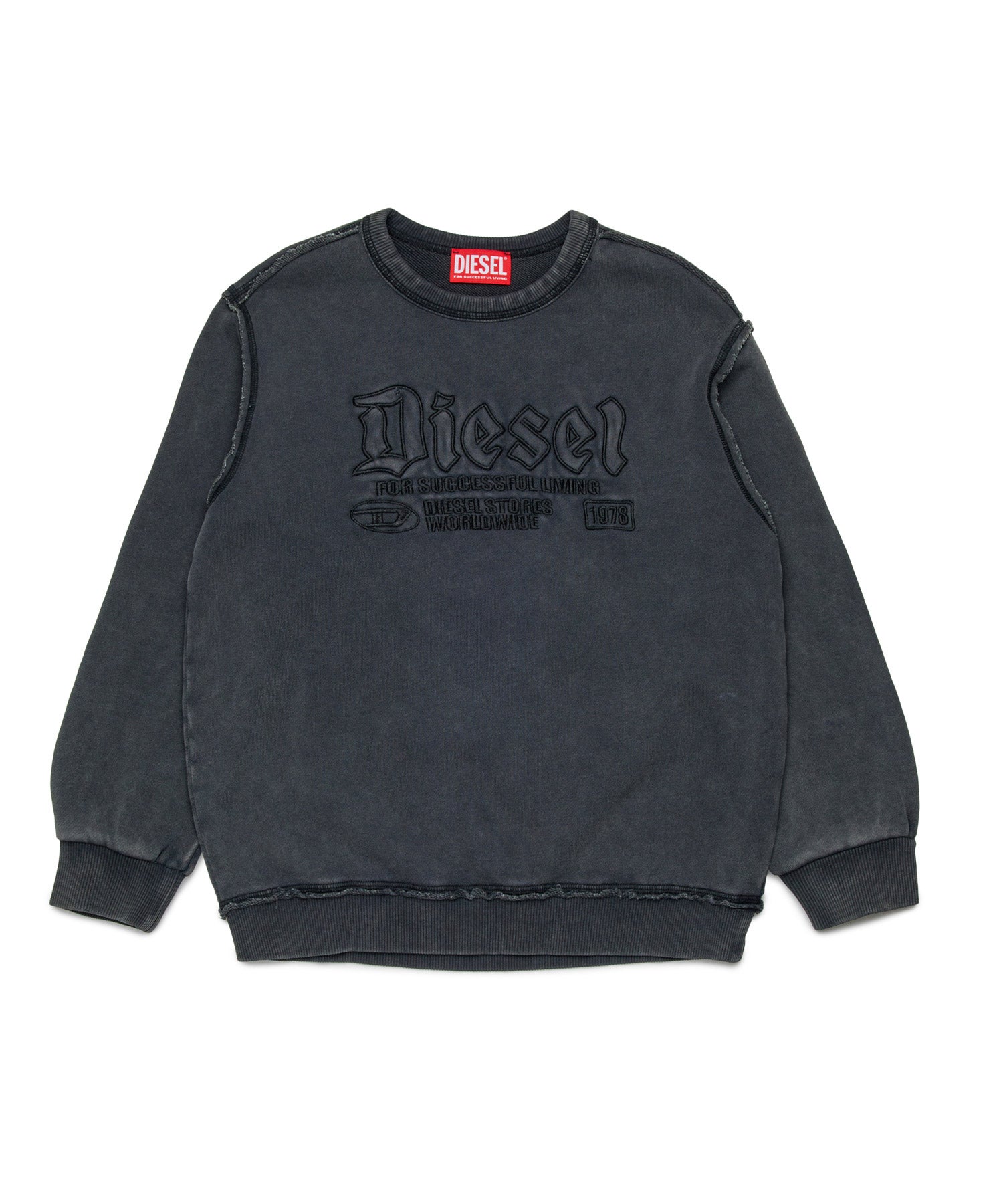 DIESEL(ディーゼル)Kids & Junior ブランドロゴプリントスウェットプル