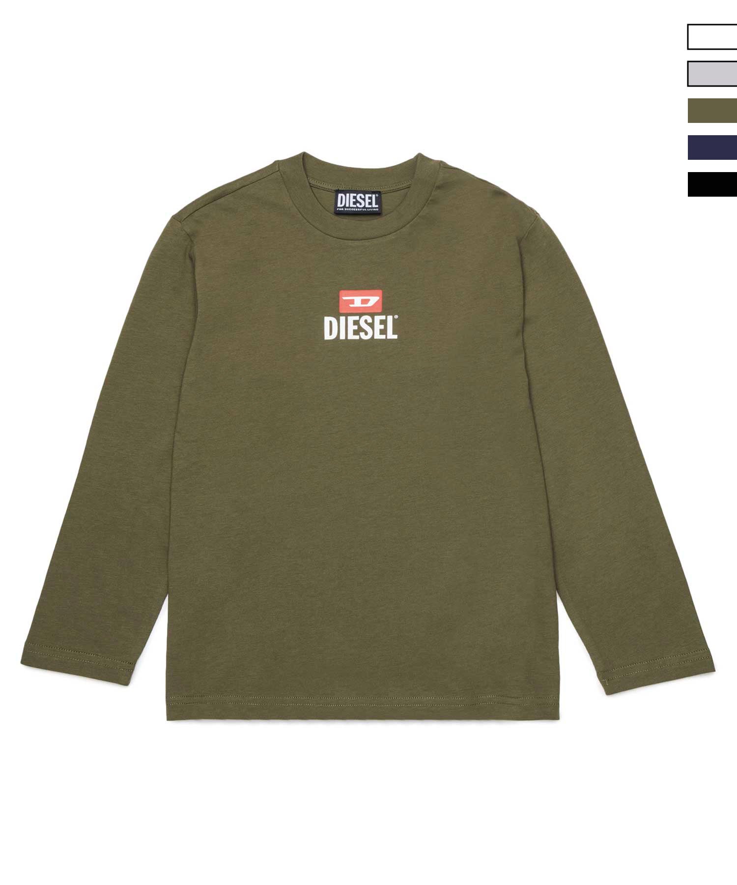 DIESEL(ディーゼル)Kids & Junior ブランドロゴ長袖Tシャツカットソー
