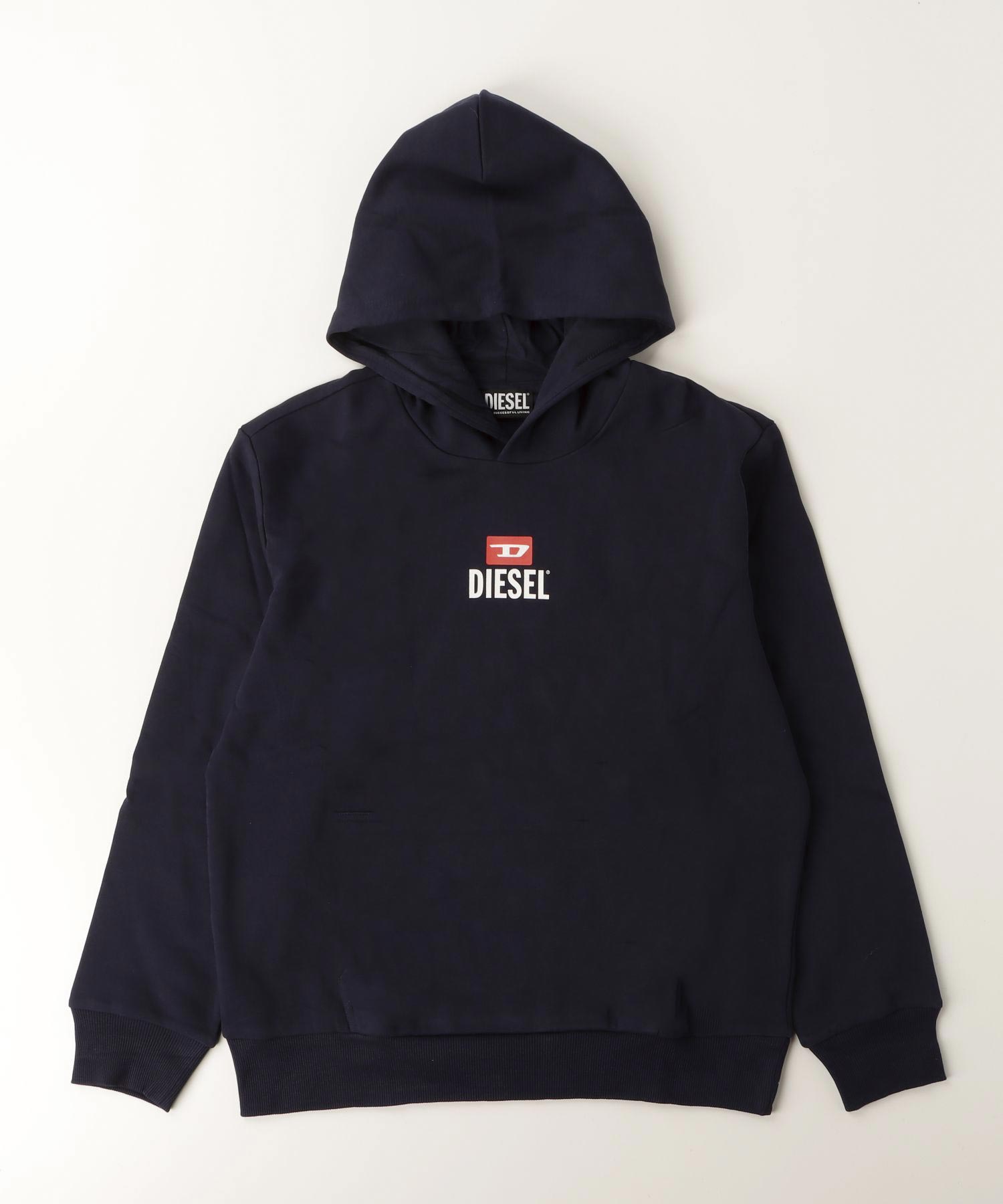 DIESEL(ディーゼル)Kids & Junior ワンポイントブランドロゴフーディー