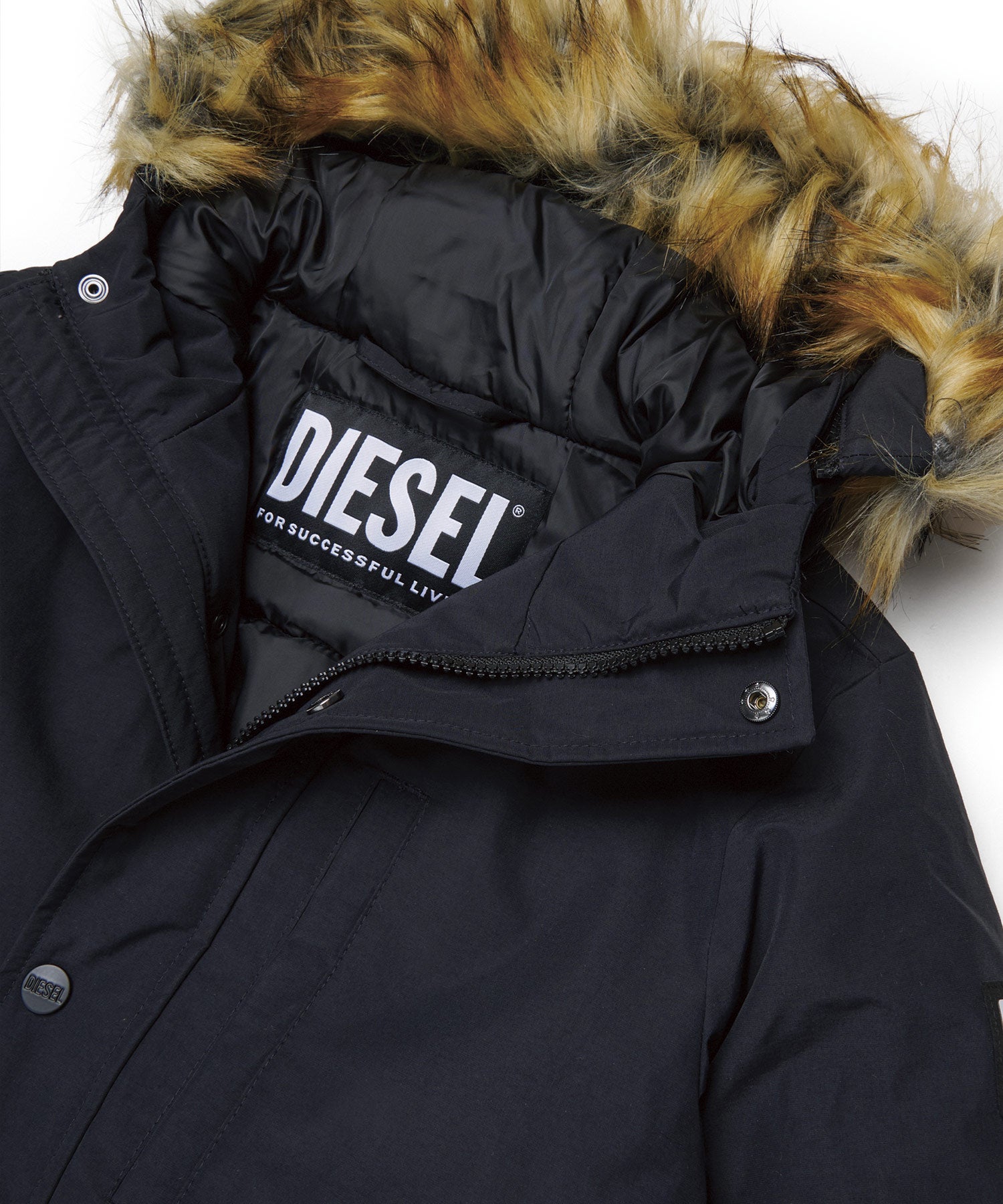DIESEL(ディーゼル)Kids & Junior ワンポイントブランドフーデッド 