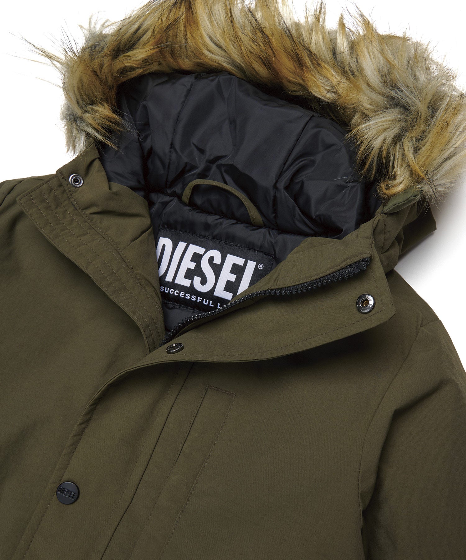 DIESEL(ディーゼル)Kids & Junior ワンポイントブランドフーデッド