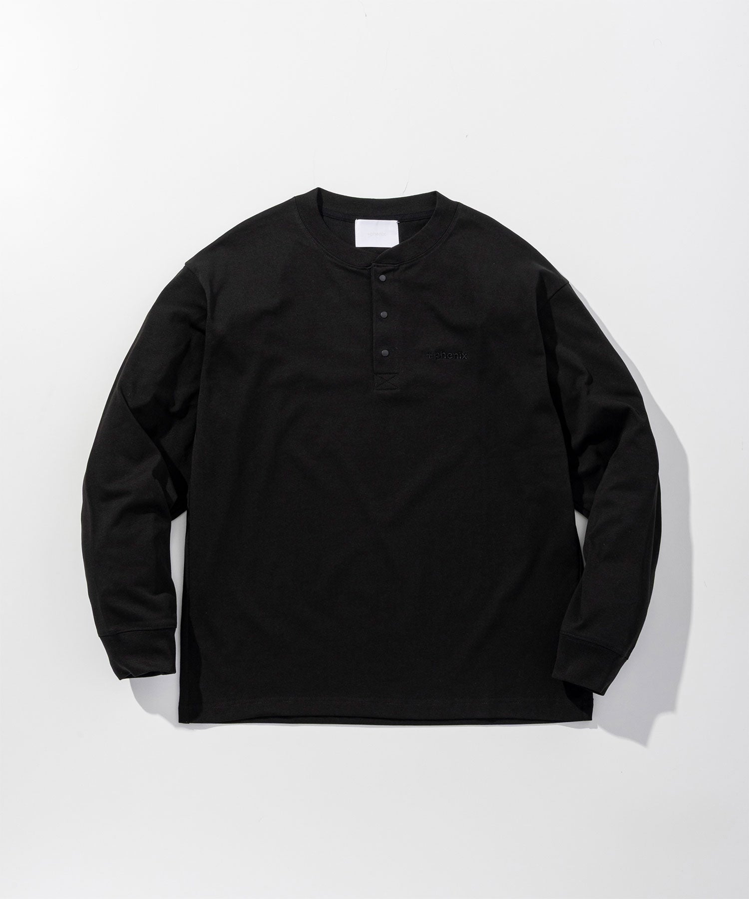 phenix(プラスフェニックス)HENLEY NECK SNAP LONG SLEEVE TEE