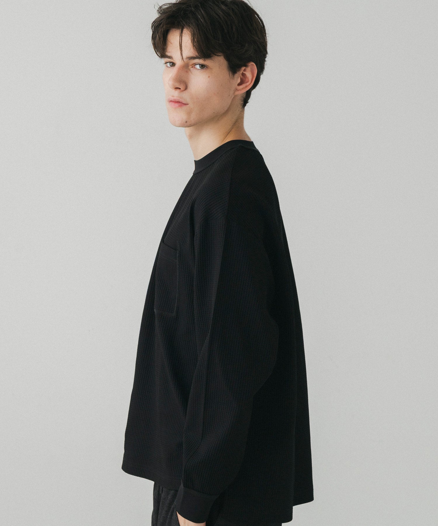 phenix(プラスフェニックス)WAFFLE POCKET LONG SLEEVE TEE / ワッフル