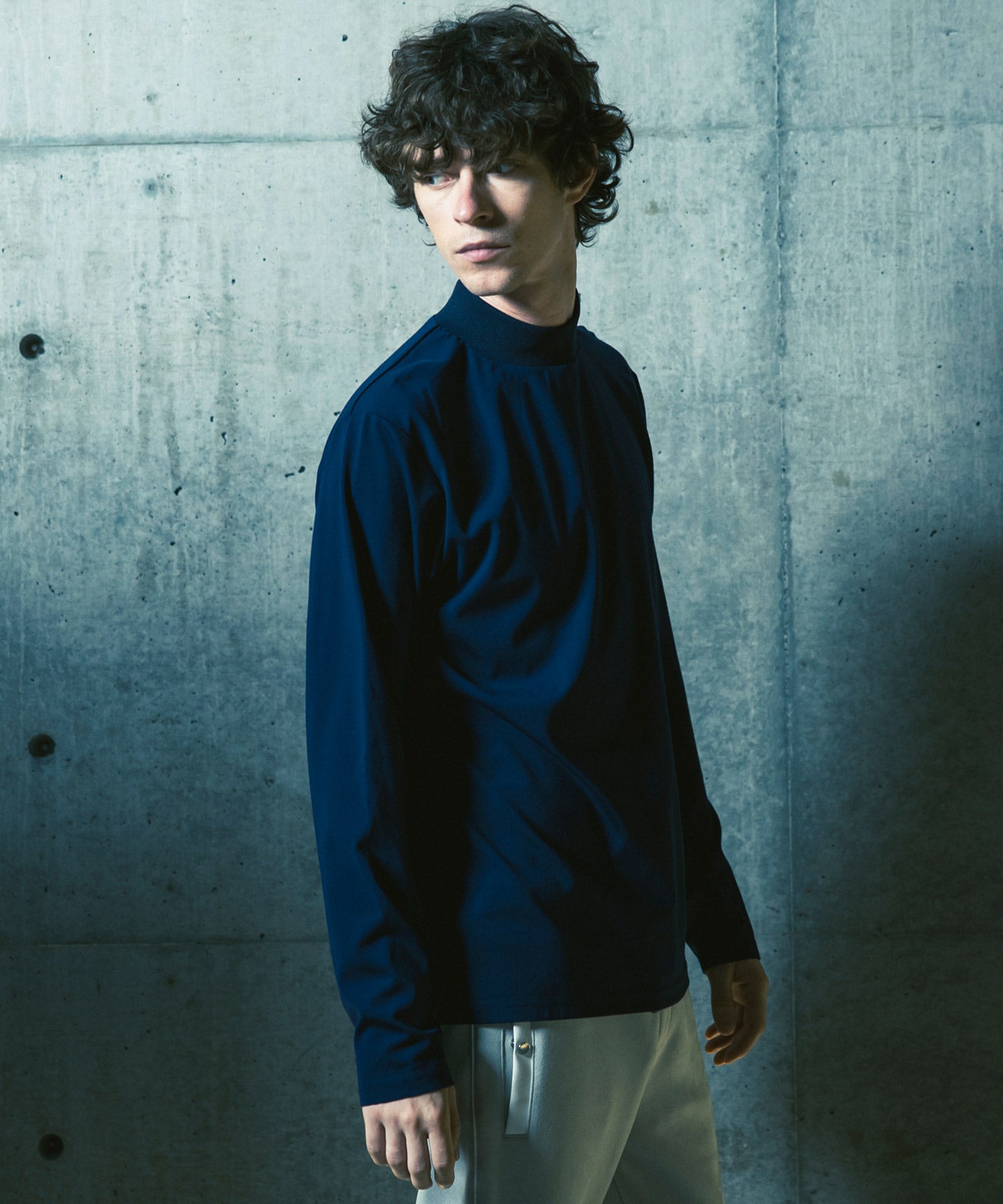 新品未使用タグ付き　junhashimoto モックネックTシャツ　ブラック　5 JH junhashimoto(ジェイエイチ ジュンハシモト)モックネックロングT