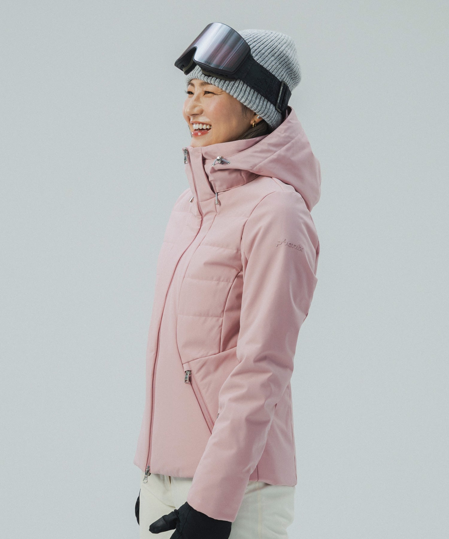 【極美品】フェニックス phenixダウンジャケット スキーLレディースピンク phenix(フェニックス)Soft Frame Jacket / ソフトフレームジャケット