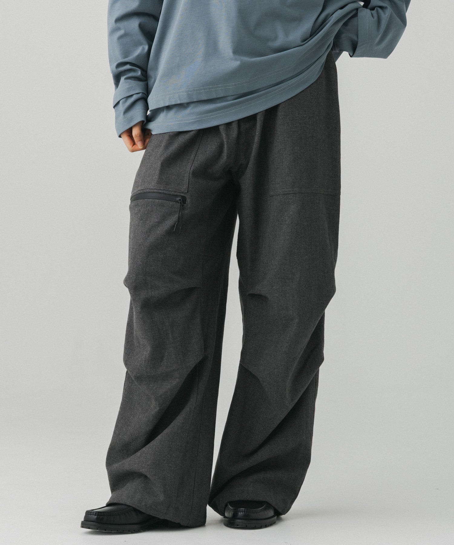phenix(プラスフェニックス)WOOL-LIKE BAKER PANTS ウールライク