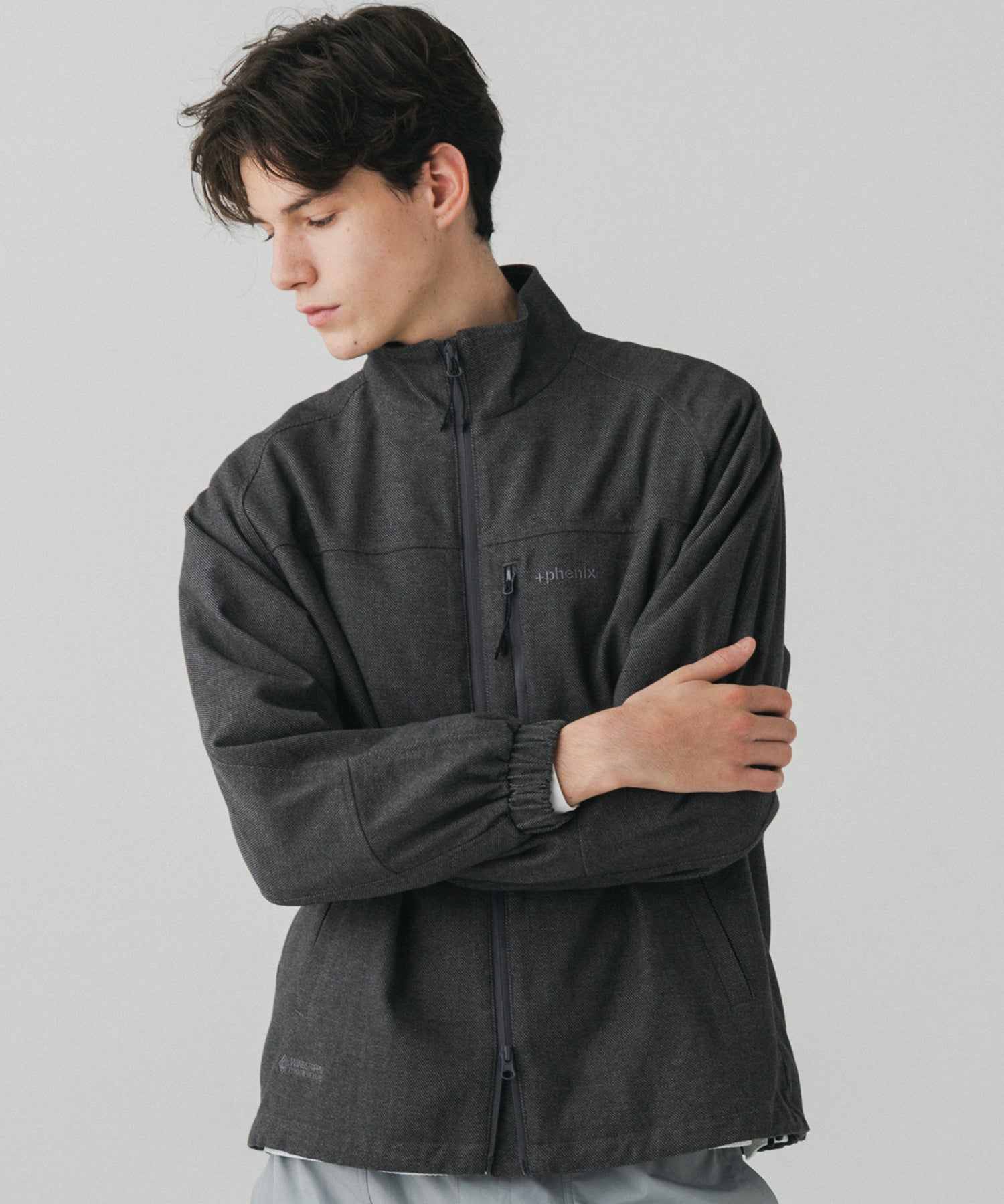 n*☆様 300円スタート　 西　トラックジャケット 5 phenix(プラスフェニックス)WOOL-LIKE TRACK JACKET ウールライク